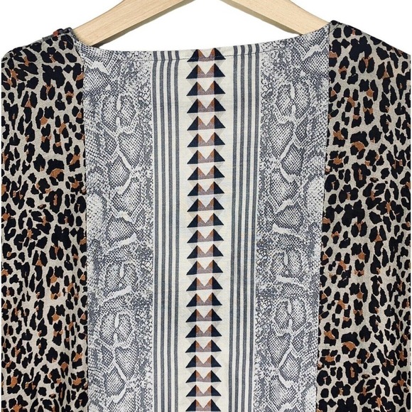 Anthropologie Conditions Apply Luca Tasseled Tunic Womens Plus Size 1X NWT $130 - Picture 9 of 16